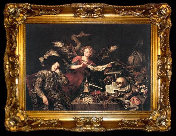 framed  PEREDA, Antonio de The Knight